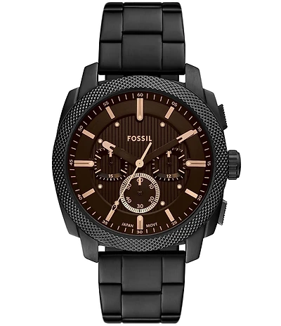 Fossil Men's Machine Quartz Chronograph Stainless Steel Bracelet Watch