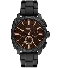 Fossil Men's Machine Quartz Chronograph Stainless Steel Bracelet Watch