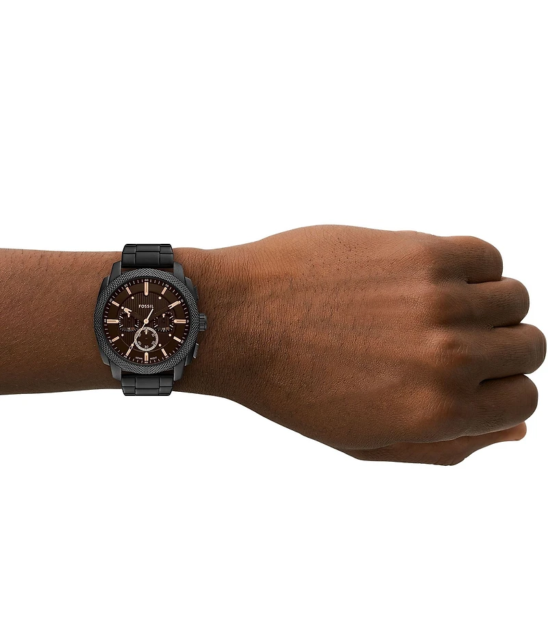 Fossil Men's Machine Quartz Chronograph Stainless Steel Bracelet Watch
