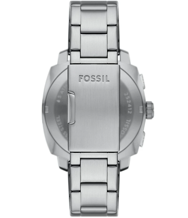 Fossil Men's Machine Quartz Chronograph Stainless Steel Bracelet Watch