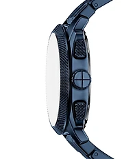 Fossil Men's Machine Quartz Chronograph Navy Stainless Steel Bracelet Watch