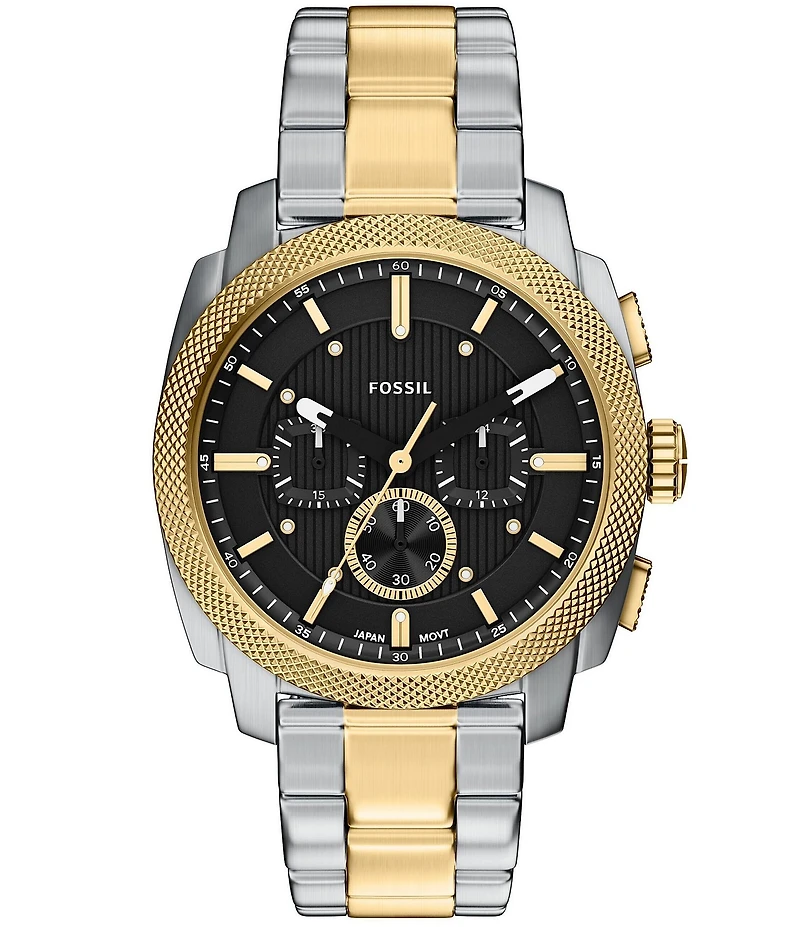 Fossil Men's Machine Quartz Chronograph Stainless Steel Bracelet Watch