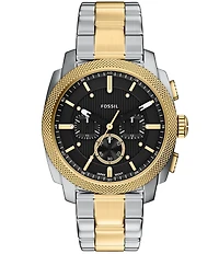 Fossil Men's Machine Quartz Chronograph Stainless Steel Bracelet Watch