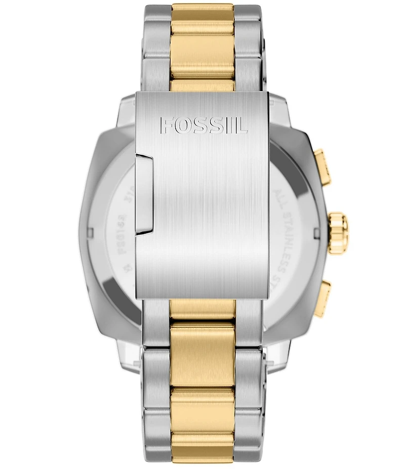 Fossil Men's Machine Quartz Chronograph Stainless Steel Bracelet Watch