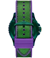 Fossil Men's Marvel x Fossil Limited-Edition Incredible Hulk Automatic Silicone Strap Watch