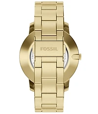 Fossil Men's Minimalist Quartz Three-Hand Stainless Steel Bracelet Watch