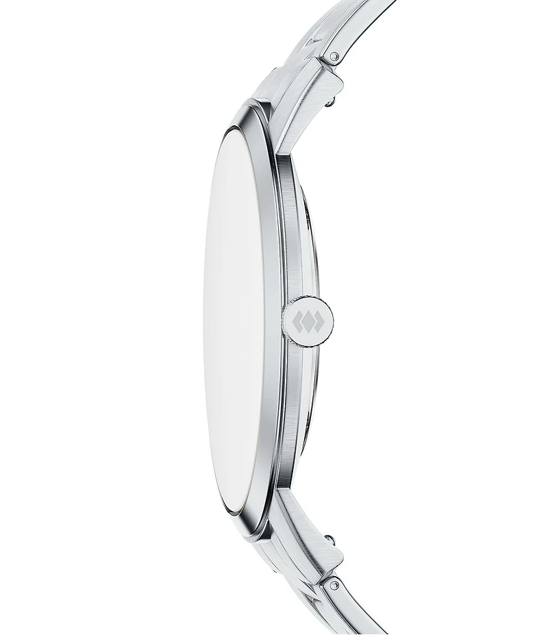 Fossil Men's Minimalist Quartz Three-Hand Stainless Steel Bracelet Watch