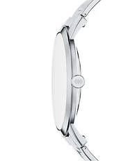 Fossil Men's Minimalist Quartz Three-Hand Stainless Steel Bracelet Watch