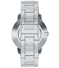 Fossil Men's Minimalist Quartz Three-Hand Stainless Steel Bracelet Watch