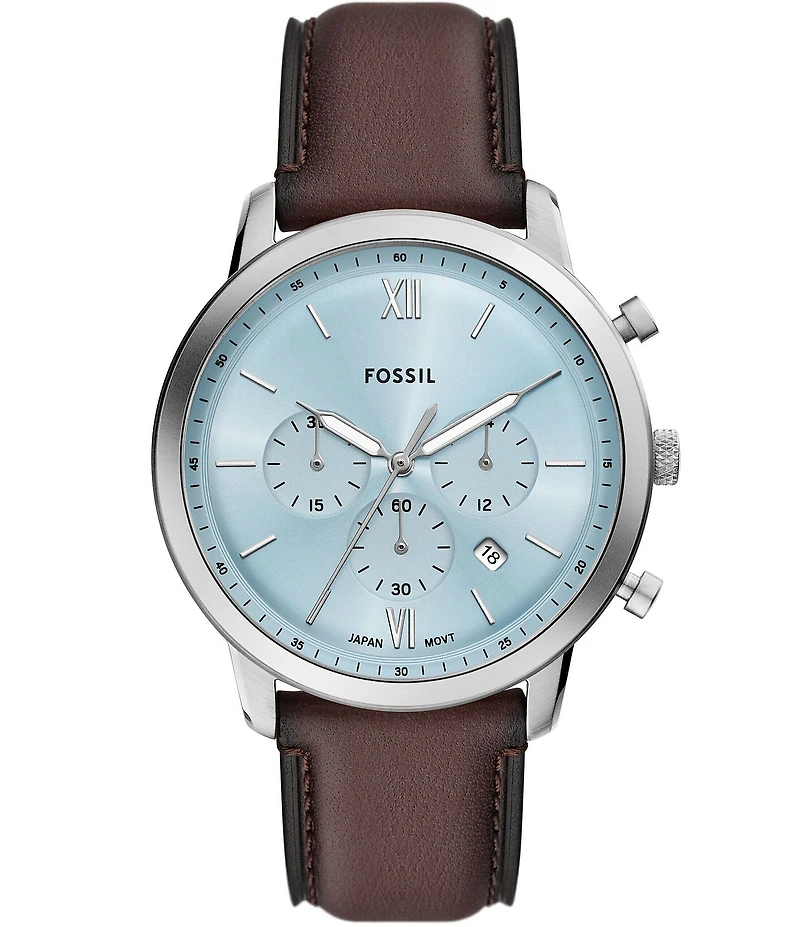 Fossil Men's Neutra Chronograph Leather Strap Watch