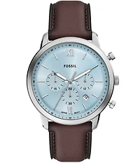 Fossil Men's Neutra Chronograph Leather Strap Watch