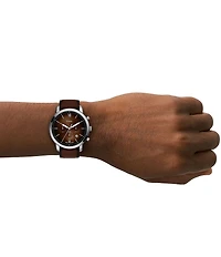 Fossil Men's Neutra Chronograph Leather Strap Watch