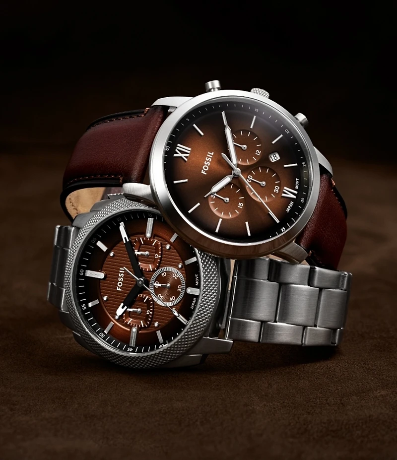 Fossil Men's Neutra Chronograph Leather Strap Watch