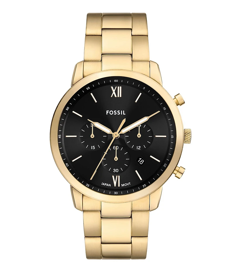 Fossil Men's Neutra Chronograph Roman Numeral Stainless Steel Bracelet Watch