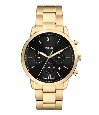 Fossil Men's Neutra Chronograph Roman Numeral Stainless Steel Bracelet Watch