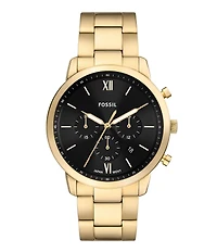 Fossil Men's Neutra Chronograph Roman Numeral Stainless Steel Bracelet Watch