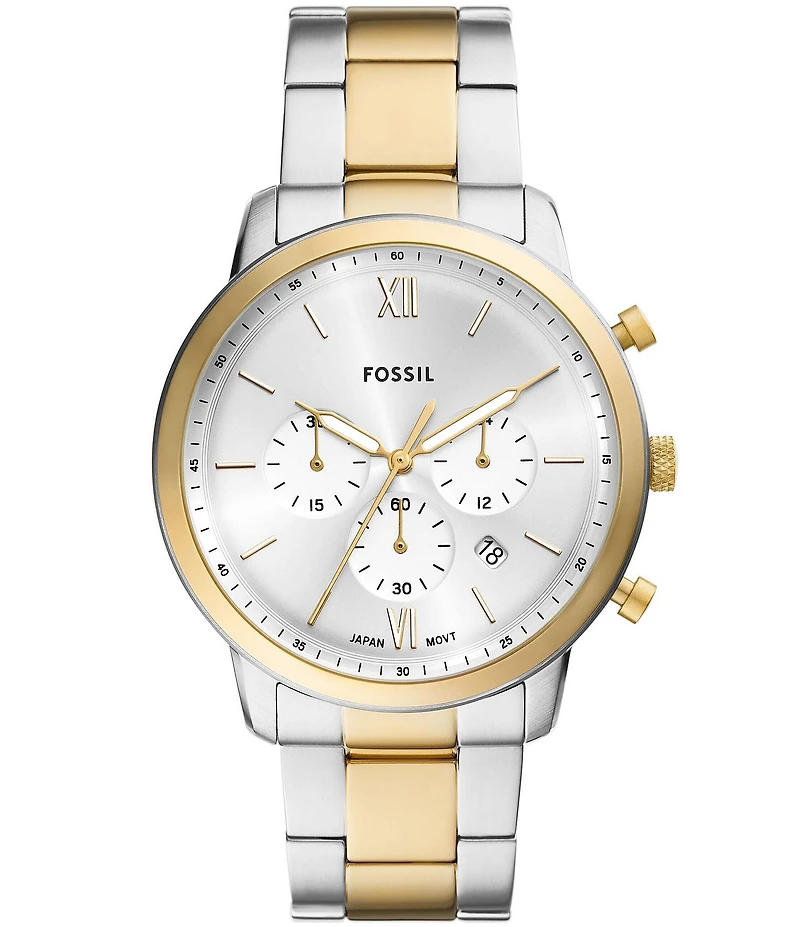 Fossil Men's Neutra Chronograph Roman Numeral Stainless Steel Bracelet Watch