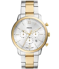 Fossil Men's Neutra Chronograph Roman Numeral Stainless Steel Bracelet Watch