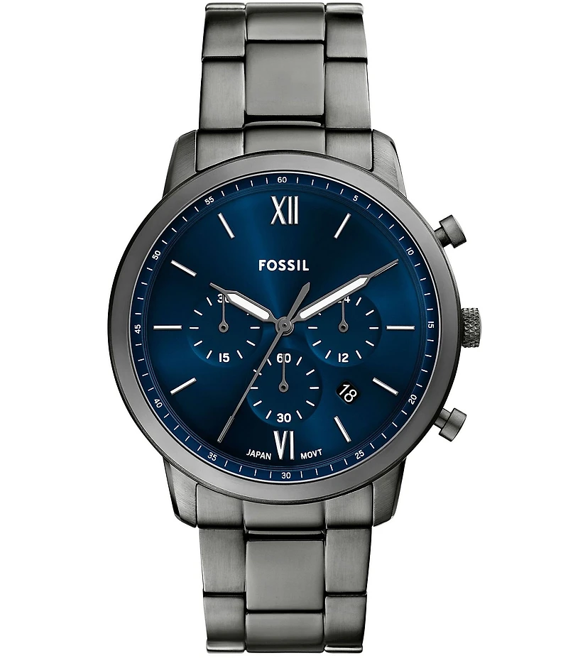 Fossil Men's Neutra Chronograph Roman Numeral Stainless Steel Bracelet Watch