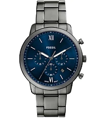 Fossil Men's Neutra Chronograph Roman Numeral Stainless Steel Bracelet Watch