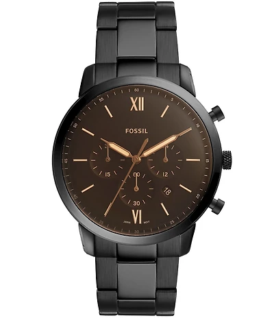Fossil Men's Neutra Chronograph Roman Numeral Stainless Steel Bracelet Watch