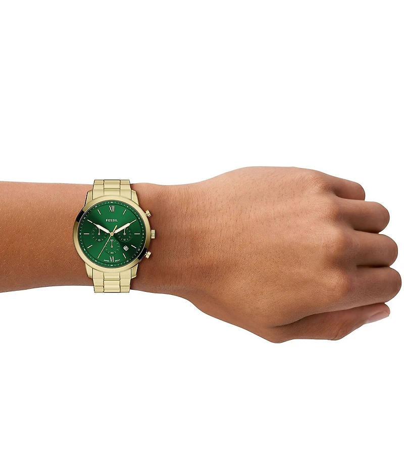 Fossil Men's Neutra Chronograph Roman Numeral Stainless Steel Bracelet Watch