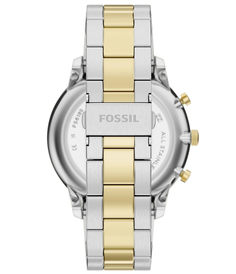 Fossil Men's Neutra Chronograph Two-Tone Stainless Steel Bracelet Watch