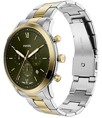 Fossil Men's Neutra Chronograph Two-Tone Stainless Steel Bracelet Watch