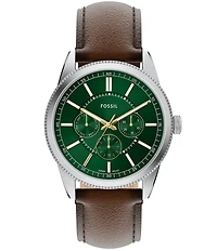 Fossil Men's Pearson Chronograph Brown Leather Strap Watch