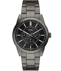 Fossil Men's Pearson Chronograph Gunmetal Stainless Steel Bracelet Watch