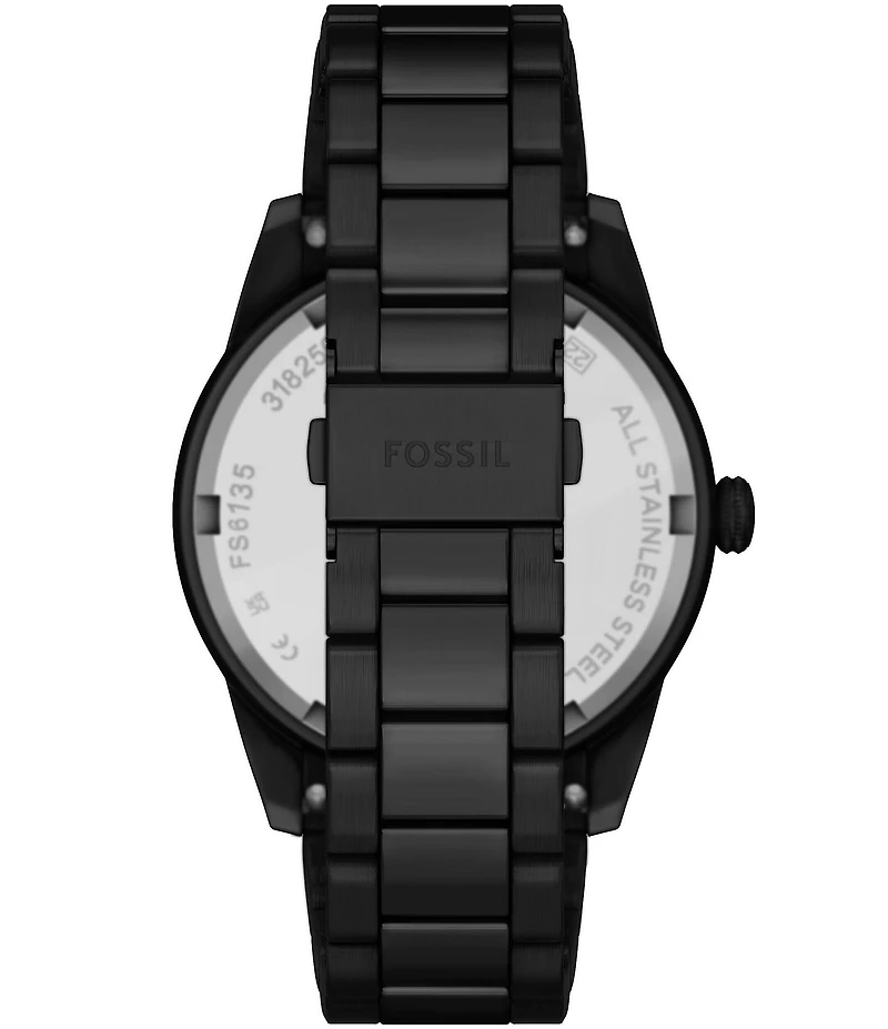 Fossil Men's Pearson Chronograph Gunmetal Stainless Steel Bracelet Watch