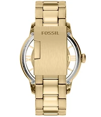 Fossil Men's Townsman Automatic Gold Tone Stainless Steel Bracelet Watch