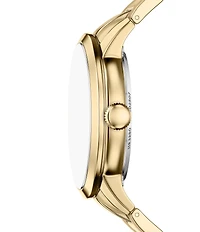 Fossil Men's Townsman Automatic Gold Tone Stainless Steel Bracelet Watch