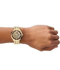 Fossil Men's Townsman Automatic Gold Tone Stainless Steel Bracelet Watch