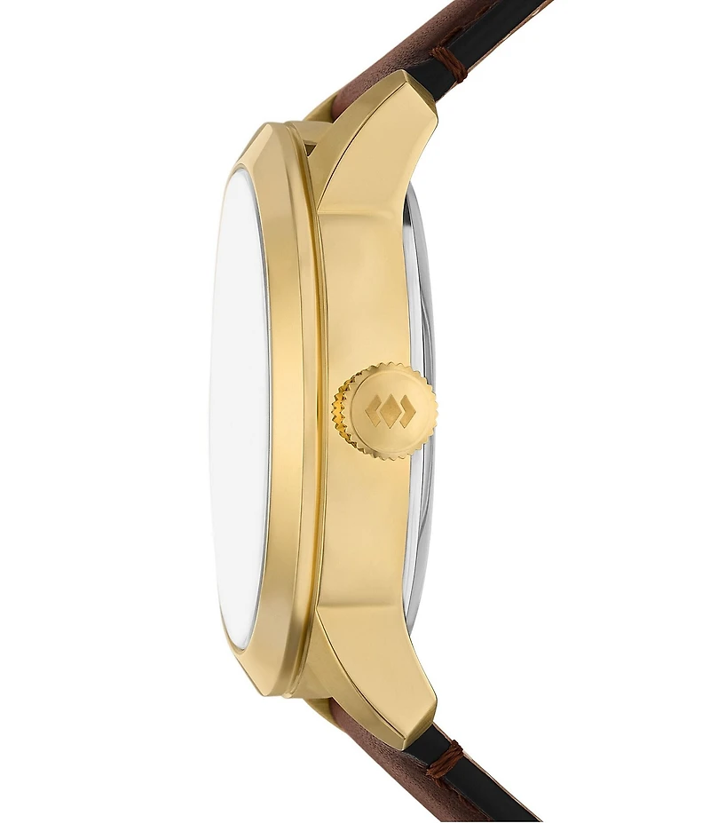 Fossil Men's Townsman Big Tic Ana-Digi Leather Strap Watch