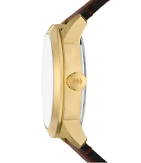 Fossil Men's Townsman Big Tic Ana-Digi Leather Strap Watch