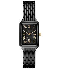 Fossil Raquel Three-Hand Date Stainless Steel Bracelet Watch