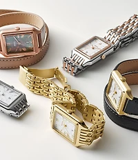 Fossil Raquel Three-Hand Date Stainless Steel Bracelet Watch