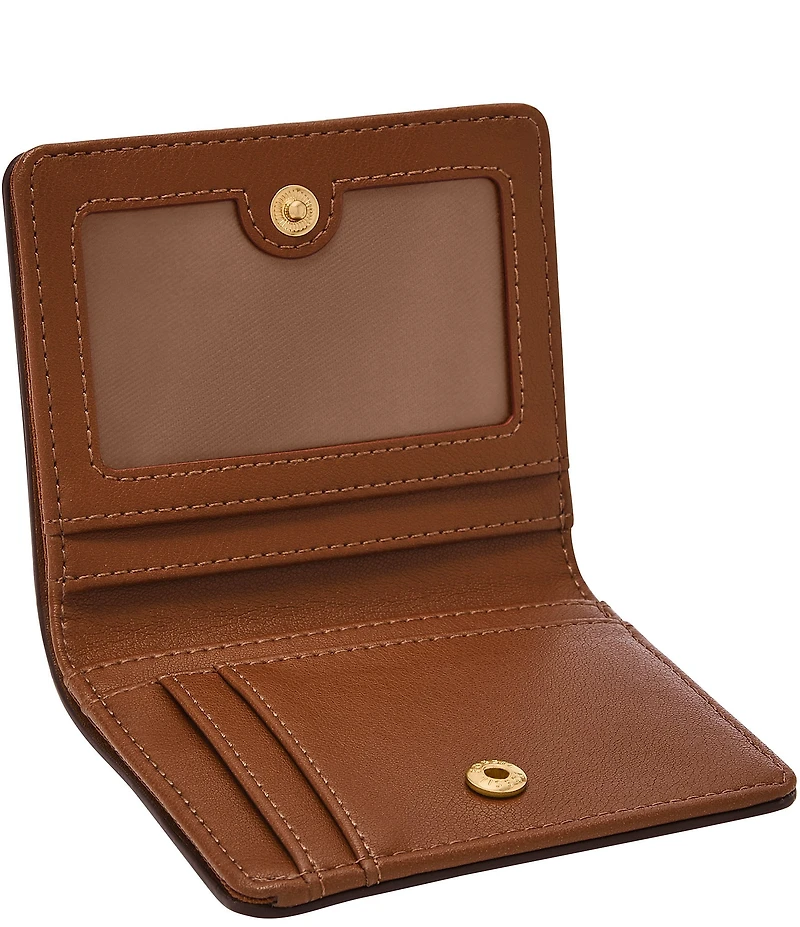 Fossil Logan RFID Small Heart Stitched Bifold Wallet
