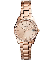 Fossil Scarlette Quartz Analog & Date Bracelet Watch