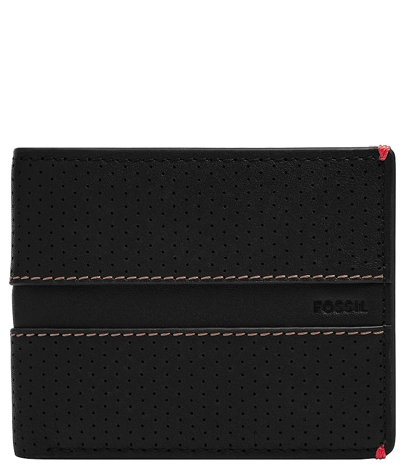 Fossil Sport Tourer Bifold With Flip ID Leather Wallet