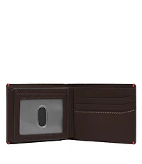 Fossil Sport Tourer Bifold With Flip ID Leather Wallet