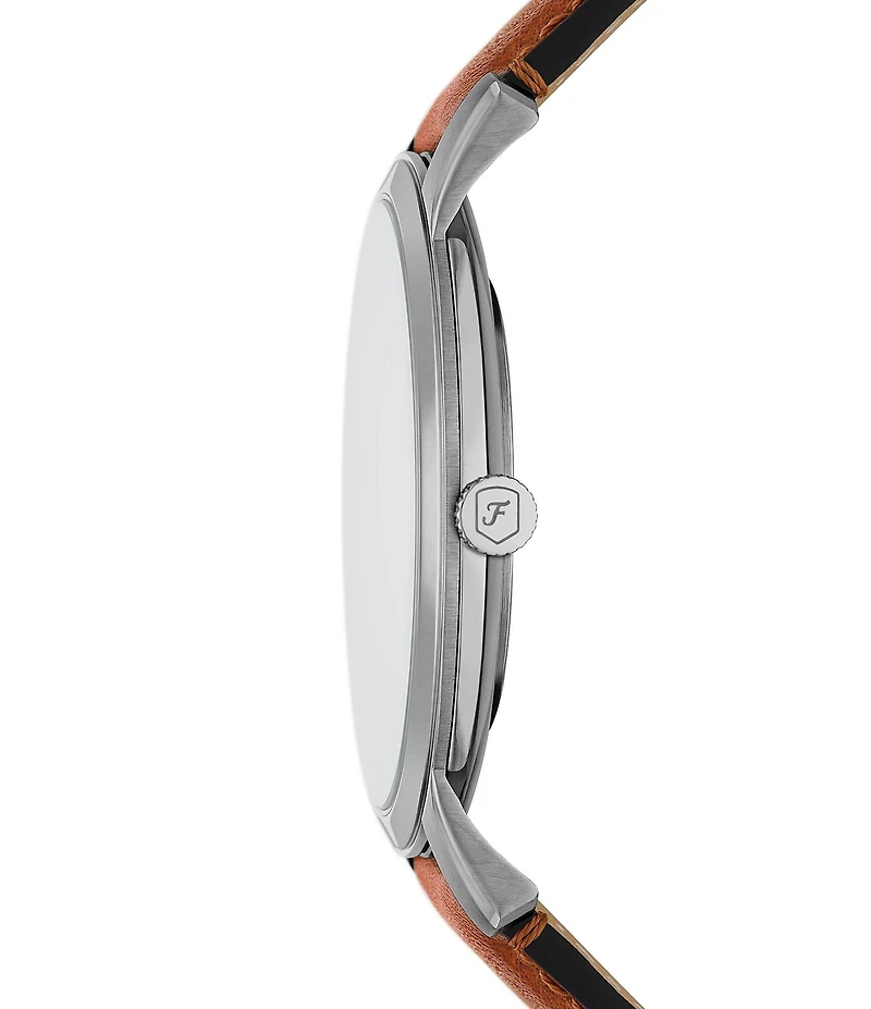 Fossil The Minimalist Analog Leather Strap Watch