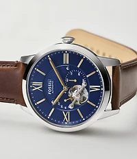 Fossil Townsman Automatic Black IP Stainless Steel Watch