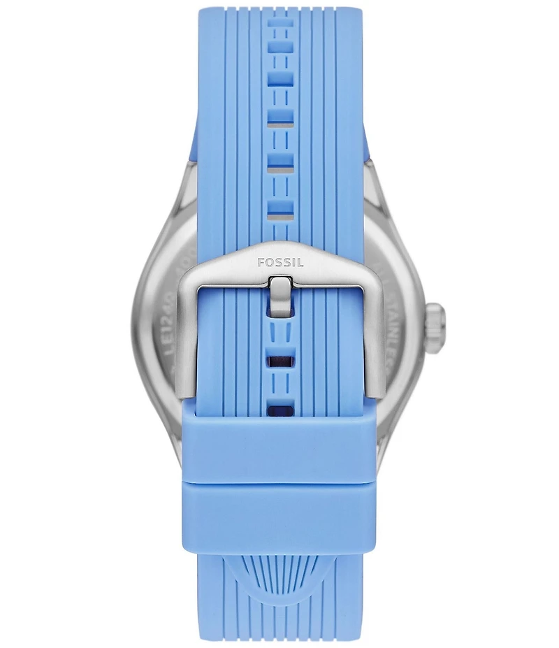 Fossil Unisex World Flags Big Tic Ana-Digi Silicone Strap Watch