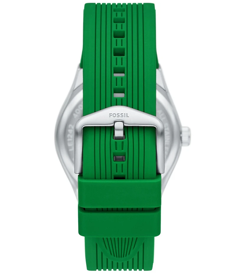 Fossil Unisex World Flags Big Tic Ana-Digi Silicone Strap Watch