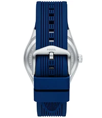 Fossil Unisex World Flags Big Tic Ana-Digi Silicone Strap Watch