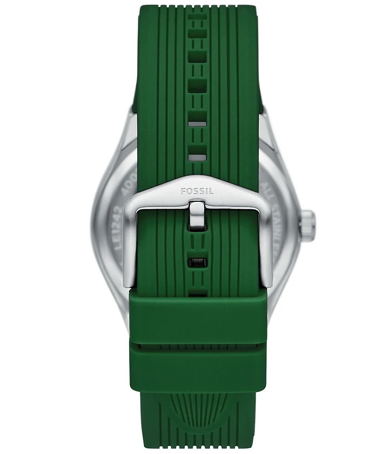 Fossil Unisex World Flags Big Tic Ana-Digi Silicone Strap Watch