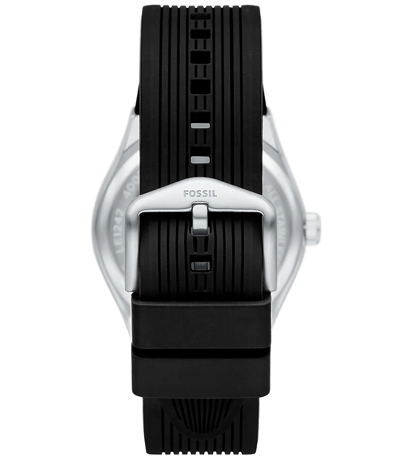 Fossil Unisex World Flags Big Tic Ana-Digi Silicone Strap Watch