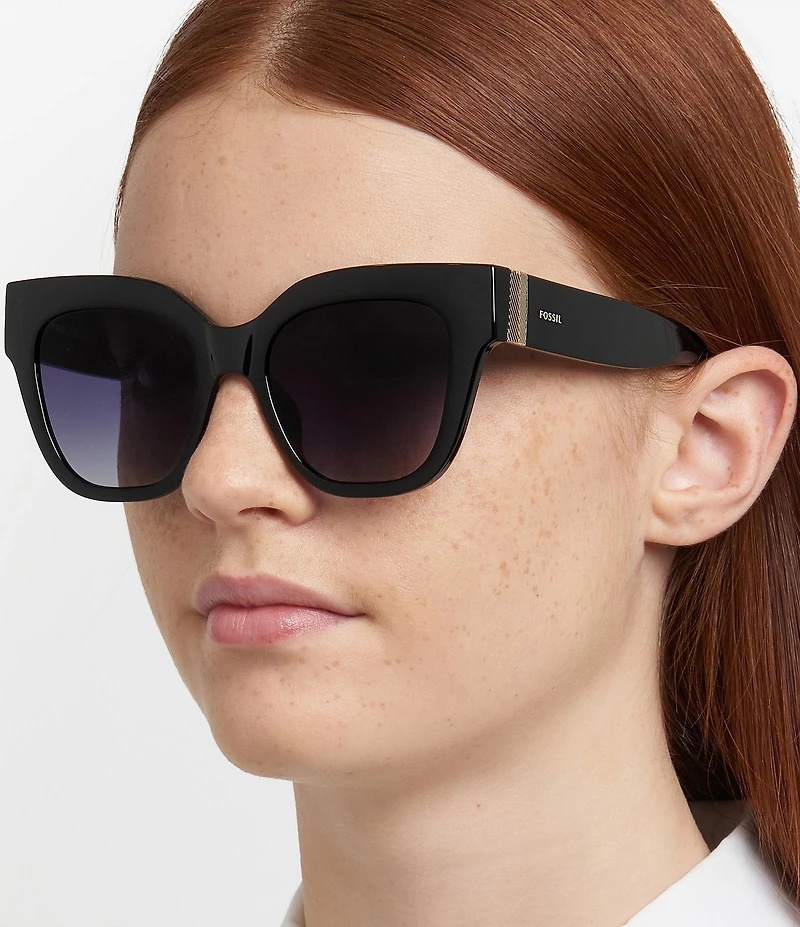 Fossil Women's 2151/G/S 51mm Cat Eye Sunglasses